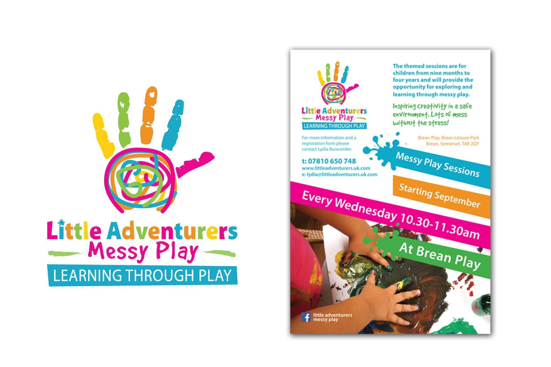Little Adventurers Messy Play – Logo Design Project by Design Hive